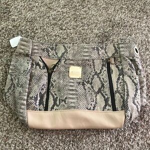 Miche "Leslie” Faux Leather Clutch Purse Handbag